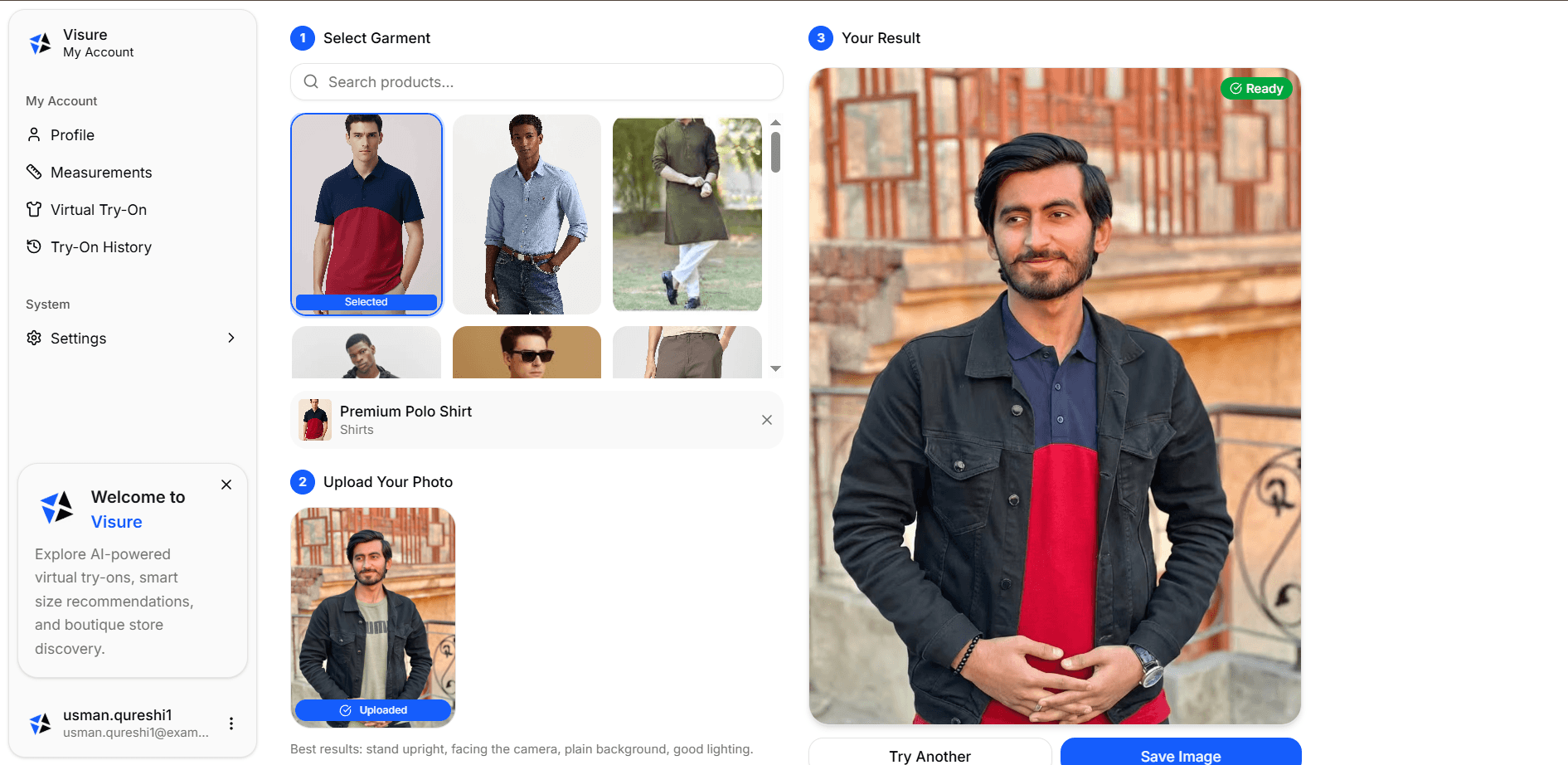 Analytics dashboard - Light Mode